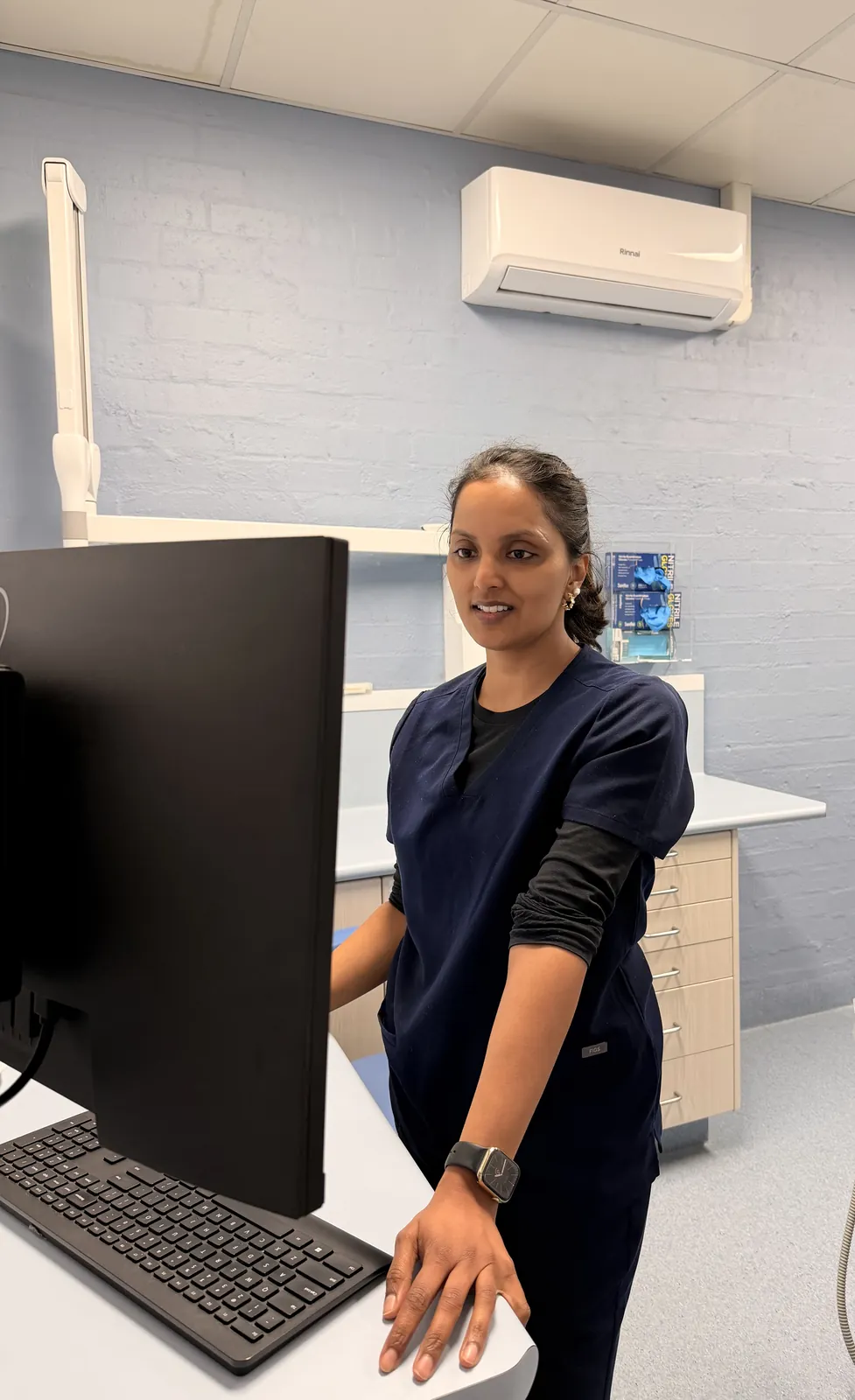 Dr Susma Pawar in the surgery